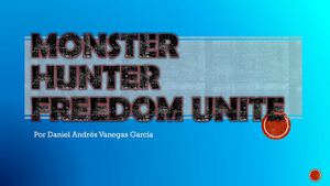 Monster Hunter Freedom Unite
