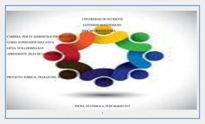 PROYECTO FINAL SOBRE EL TEMA DE LA SUPERVISION
