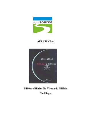Bilhões E Bilhões Carl Sagan