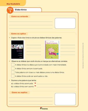 Fichas Meu Vocabulario 4 Portugues LA