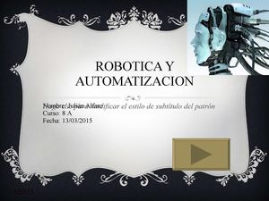 Robotica Y Automatizacion