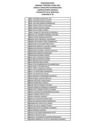 Personal A Cancelar En El Mes De Marzo2015