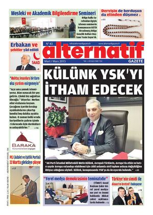 Alternatifgazete 043 Mart 2015