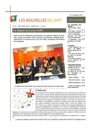 Journal Des Nouvelles Japy éDition Décembre 2014 Final