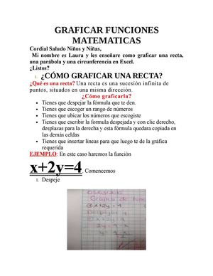 Graficar Funciones Matematicas