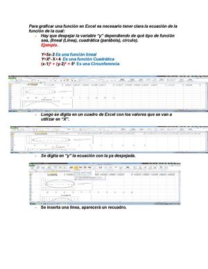 Graficar Una Función En Excel