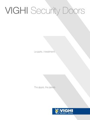 Vighi Porte Blindate Catalogo
