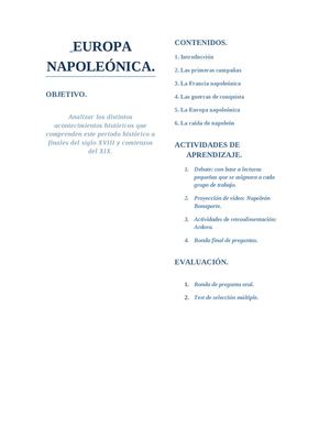 Europa Napoleónica
