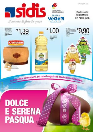 Volantino Sidis Dal 23 Marzo Al 4 Aprile