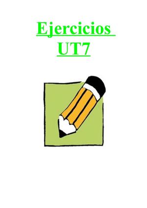 Ejercicios UT7
