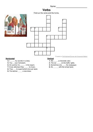 Crossword Puzzle