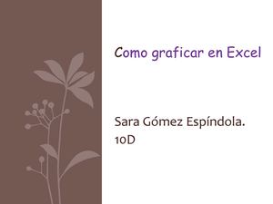 Como Hacer Graficas En Exel