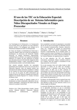 Uso de las TIC en la E.E.