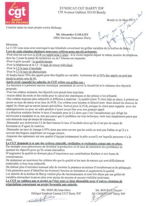 Courrier JMM NB à Gaillot Négo pôle micro Bercy 16032015