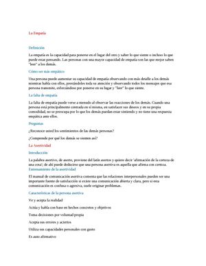 La Empatía presentacion