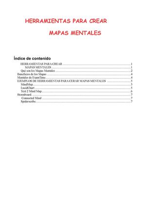 herramientas para crear mapas mentales