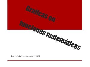 Como graficar Funciones matematicas