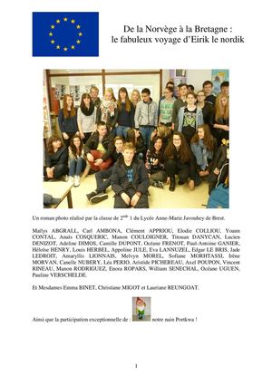 Lycée Brest Rive Droite - classe 2nde