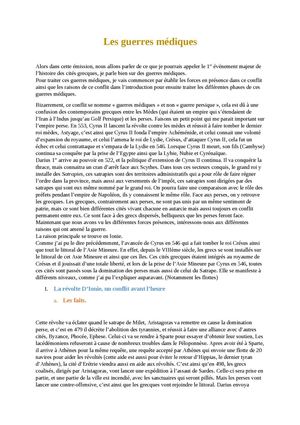 Les Guerres Médiques