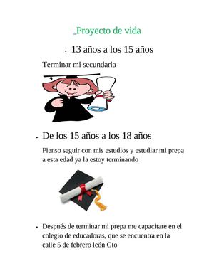 Proyecto De Vida