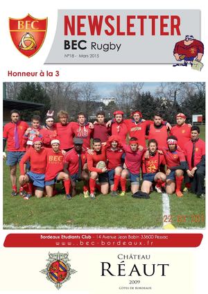 Newsletter Rugby 18