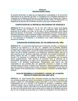 Título Ii Sustentación Legal
