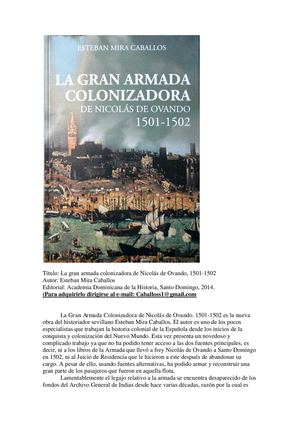 Armada de Nicolás de Ovando