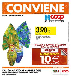 Volantino Iper Coop Trentino Dal 26 Marzo Al 4 Aprile