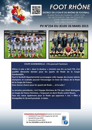 PV 234 du jeudi 26 mars 2015