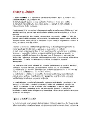 Física Cuántica