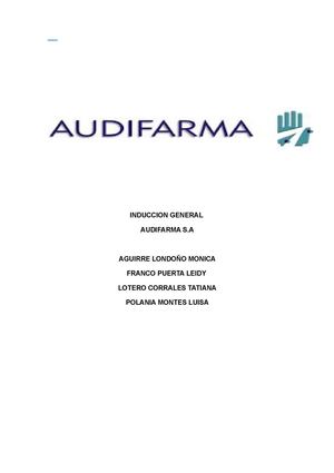 Induccion Audifarma