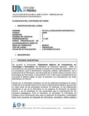 Carta Descriptiva