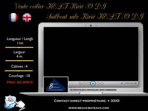 Vente voilier KELT Kirié 39 DI