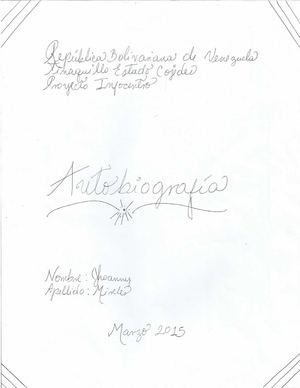 Autobiografias