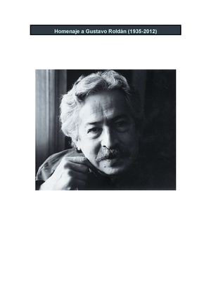 Homenaje A Gustavo Roldán