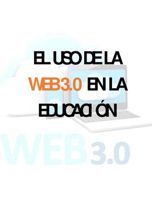Portada "El uso de la Web 3.0 en la educación"
