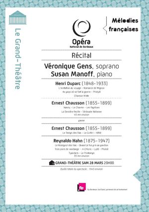 Véronique Gens | Susan Manoff