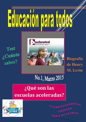 Revista "Escuelas aceleradas"