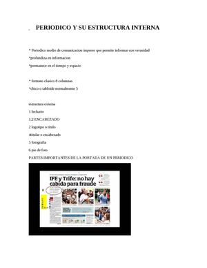 Periodico Y Su Estructura Interna