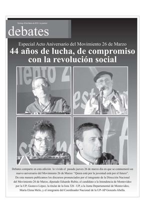 Especial Acto Aniversario del Movimiento 26 de Marzo