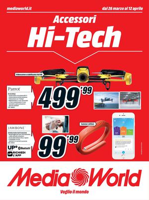 Volantino MediaWorld dal 26 marzo al 12 aprile 2015