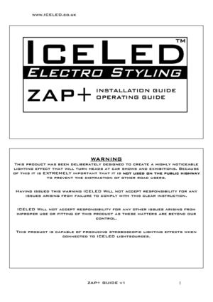 ICELED Zap Guide