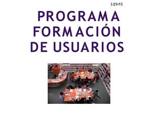 Formacion De Usuarios