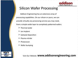 Addistionengineering Silicon Wafer Processing