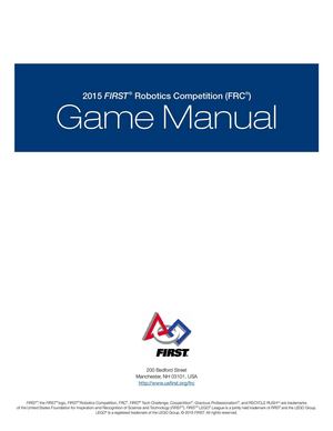 FRC2015Game Manual