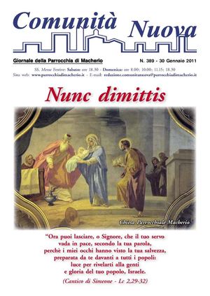 Comunità Nuova n. 389 - 30 Gennaio 2011