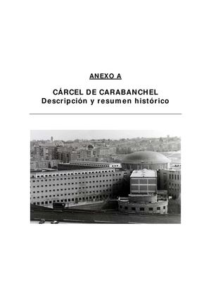 Solicitud de declaración como BIC para la cárcel de Carabanchel (anexos)