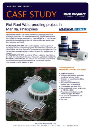 Inverted Roof Wterproofing - Case Study