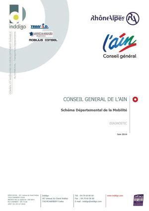 Diagnostic schéma de mobilité Ain 22-05-2014