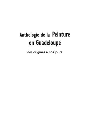 Anthologie Peinture Guadeloupe